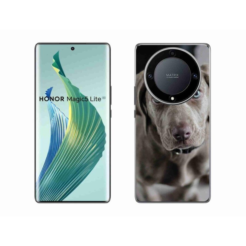 Gélhüvely mmCase a Honor Magic 5 Lite 5G mobiltelefonhoz - výmarský ohař