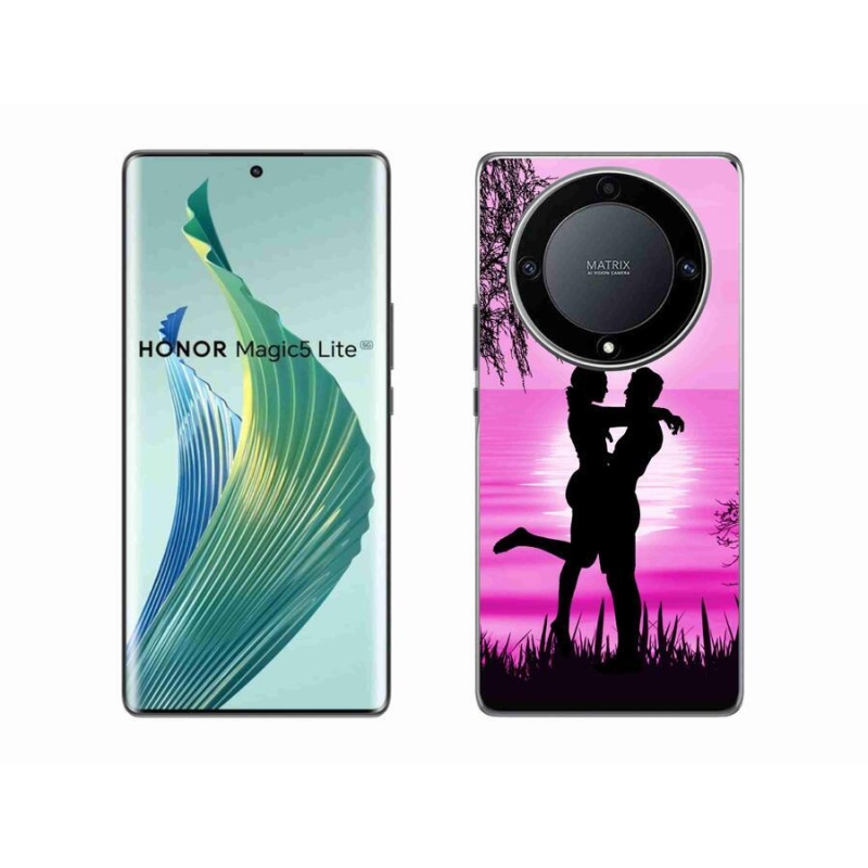 Gél tok mmCase a Honor Magic 5 Lite 5G számára - naplemente