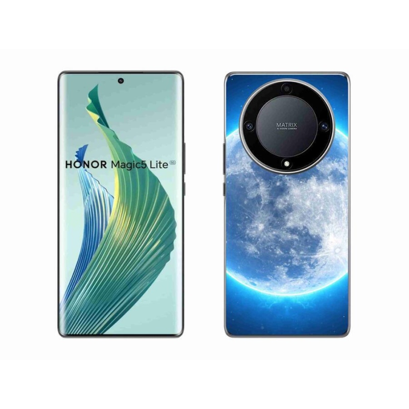 Gél tok mmCase a Honor Magic 5 Lite 5G számára - földgömb alakú