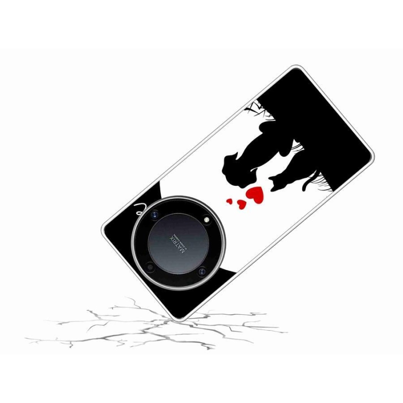 Gél tok mmCase a Honor Magic 5 Lite 5G számára - állati szeretet