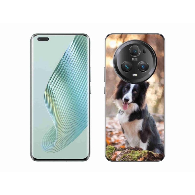 Gél tok mmCase a Honor Magic 5 Pro 5G készülékhez - border collie 1