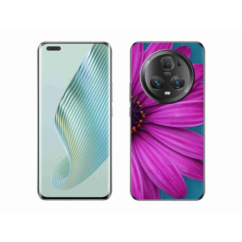 Gél tok mmCase a Honor Magic 5 Pro 5G készülékhez - lila margaréta