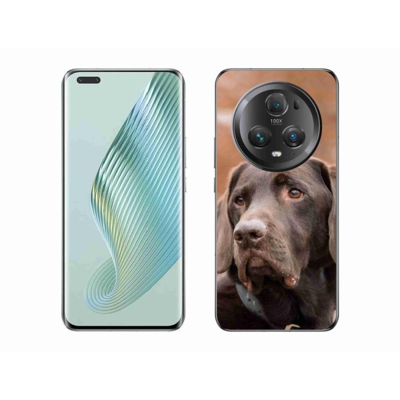 Gél tok mmCase a Honor Magic 5 Pro 5G készülékhez - barna labrador