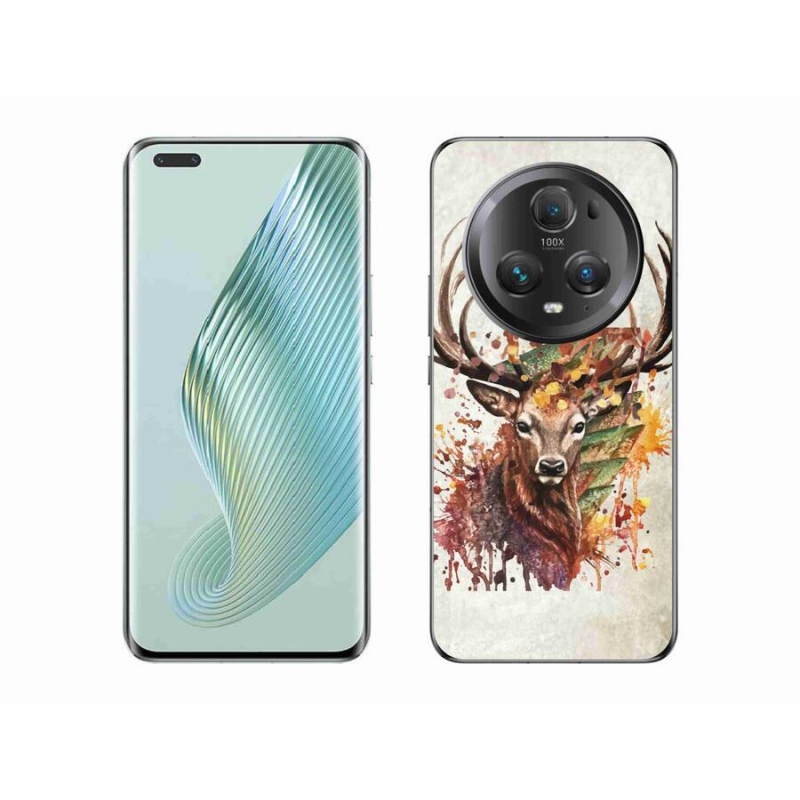 Gél tok mmCase a Honor Magic 5 Pro 5G számára - szarvas 1