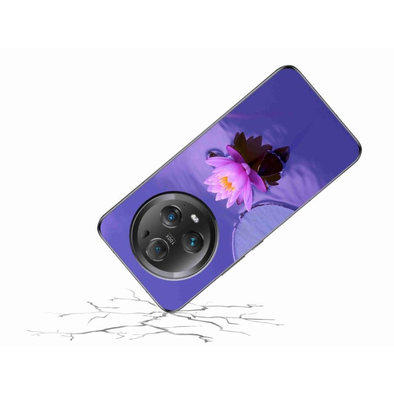 Gél tok mmCase a Honor Magic 5 Pro 5G számára - virág a vízen