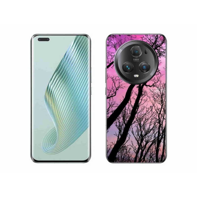 Gél tok mmCase a Honor Magic 5 Pro 5G számára - kidőlt fák