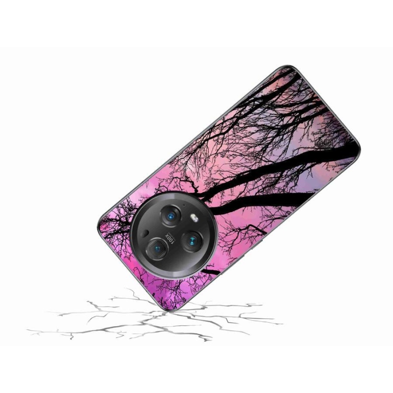 Gél tok mmCase a Honor Magic 5 Pro 5G számára - kidőlt fák