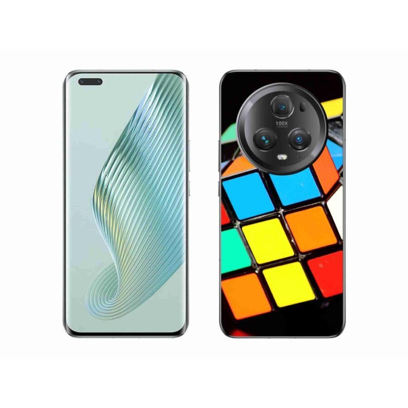 Gél tok mmCase a Honor Magic 5 Pro 5G számára - Rubik-kocka