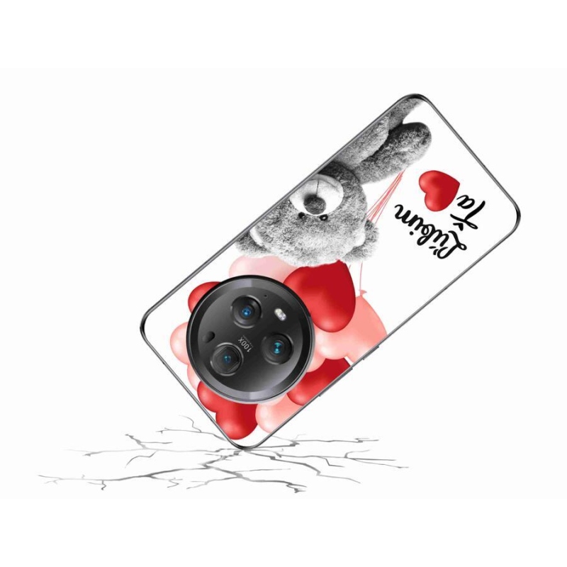 Gél tok mmCase a Honor Magic 5 Pro 5G számára - I love you en