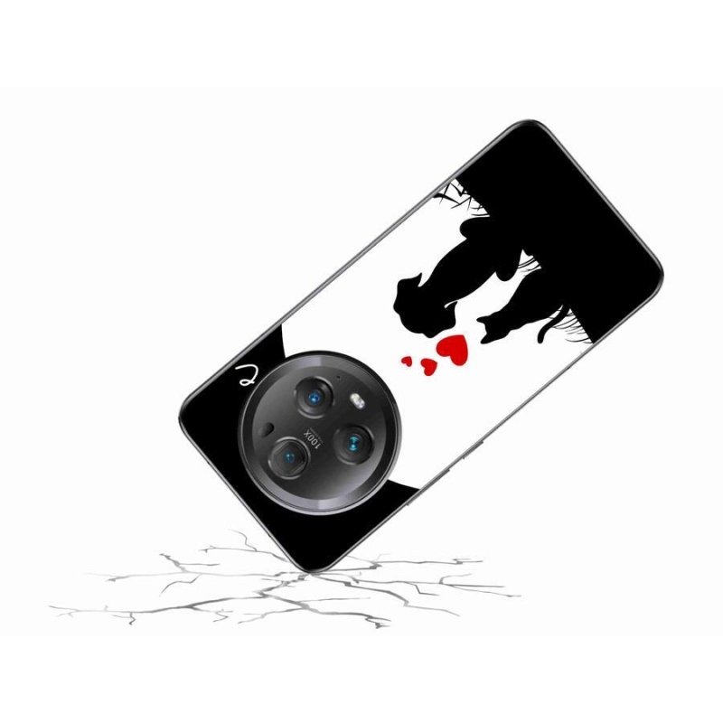 Gél tok mmCase a Honor Magic 5 Pro 5G számára - állatszerelem