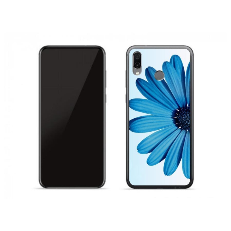 Gél tok mmCase a Honor Play készülékhez - kék margaréta