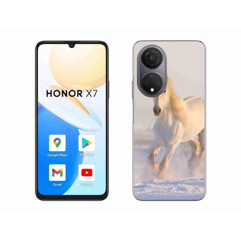 Gél tok mmCase a Honor X7-hez - ló a hóban