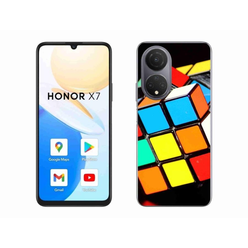Gél tok mmCase a Honor X7-hez - Rubik-kocka