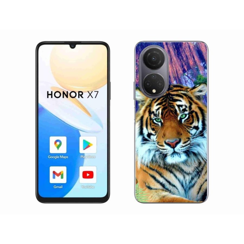 Gél tok mmCase a Honor X7-hez - tigris