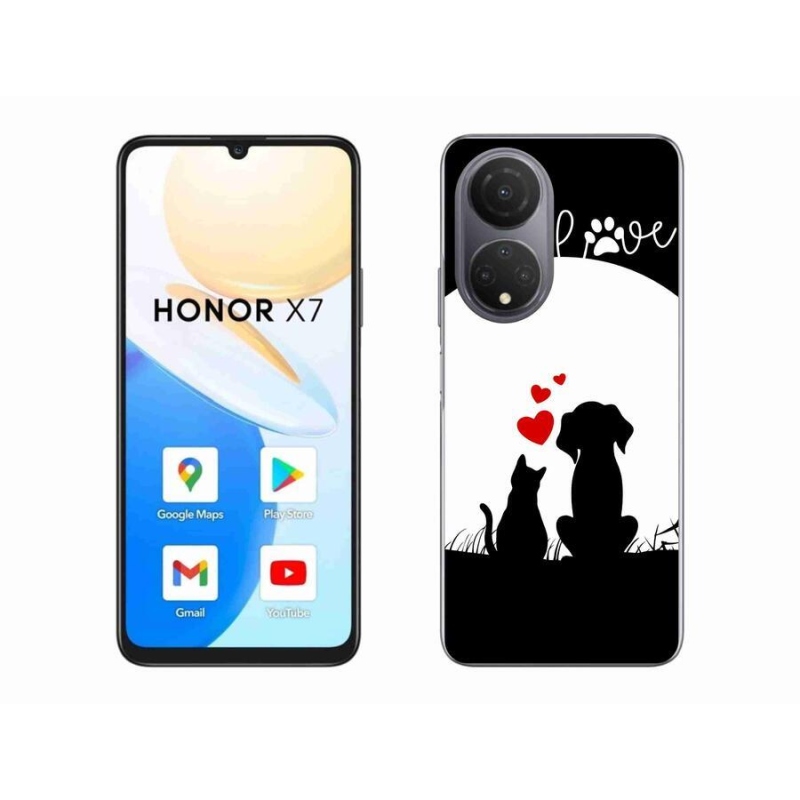 Gél tok mmCase a Honor X7-hez - állatszerelem
