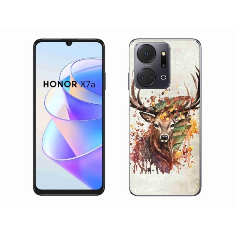 Gél tok mmCase a Honor X7a számára - szarvas 1