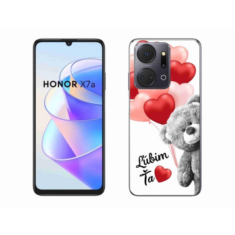 Gél tok mmCase a Honor X7a számára - I love you en