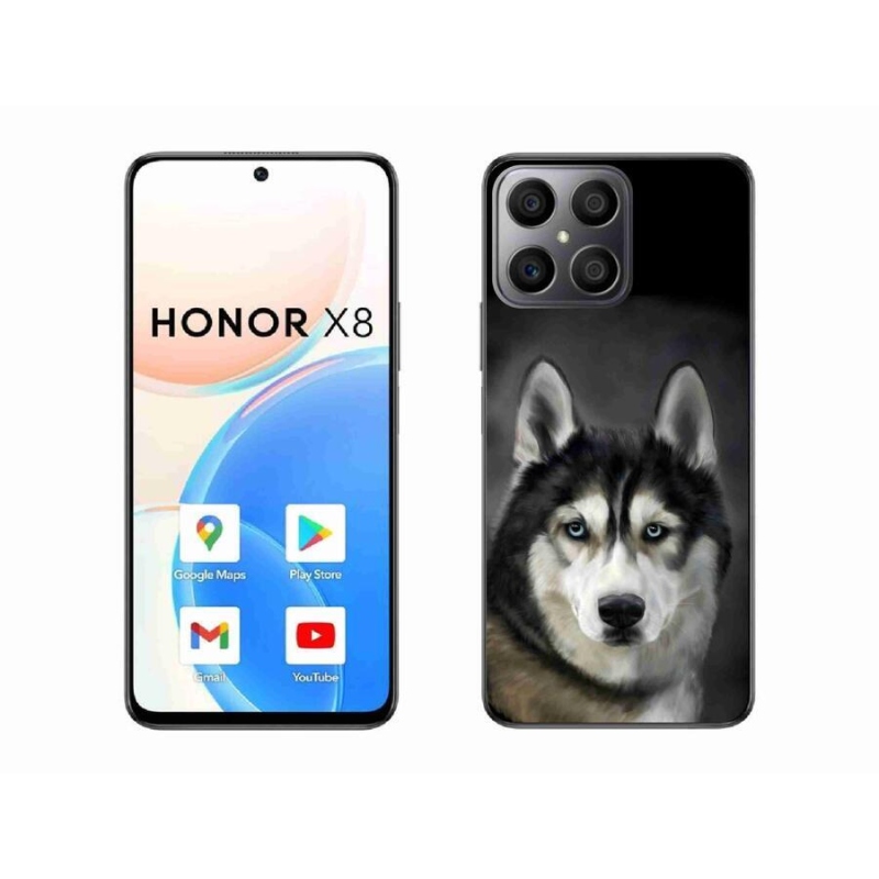 Gél tok mmCase a Honor X8 4G-hez - husky