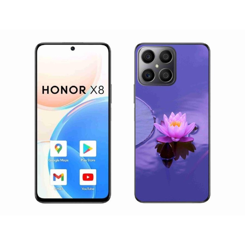 Gél tok mmCase a Honor X8 4G-hez - virág a vízen