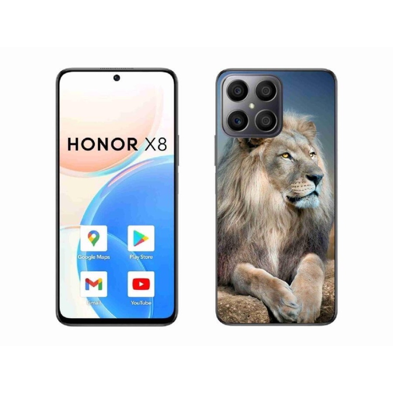 Gél tok mmCase a Honor X8 4G-hez - Lion 1