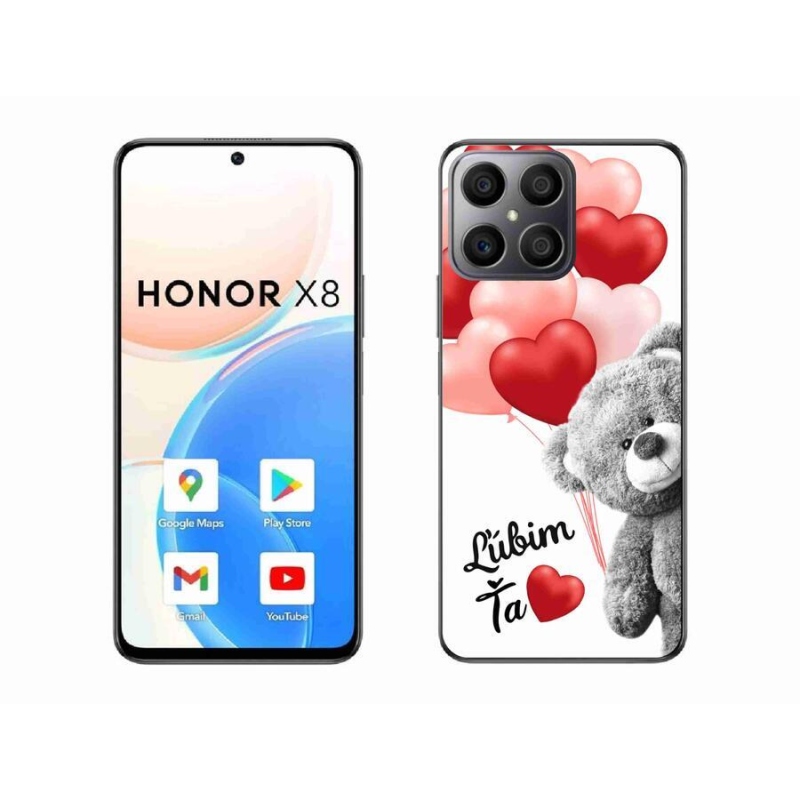 Gél tok mmCase a Honor X8 4G-hez - I love you en