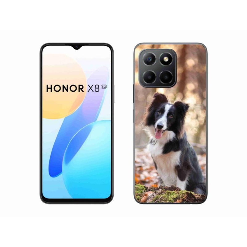 Gél tok mmCase a Honor X8 5G/Honor 70 Lite 5G számára - border colie 1