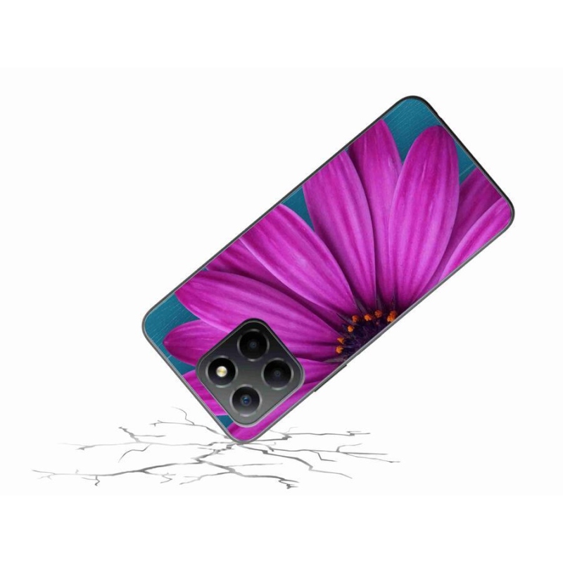 Gél tok mmCase a Honor X8 5G/Honor 70 Lite 5G készülékhez - lila margaréta