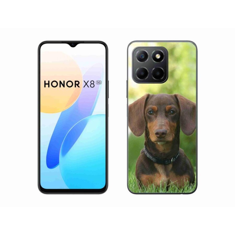 Gél tok mmCase a Honor X8 5G/Honor 70 Lite 5G készülékhez - barna tacskó