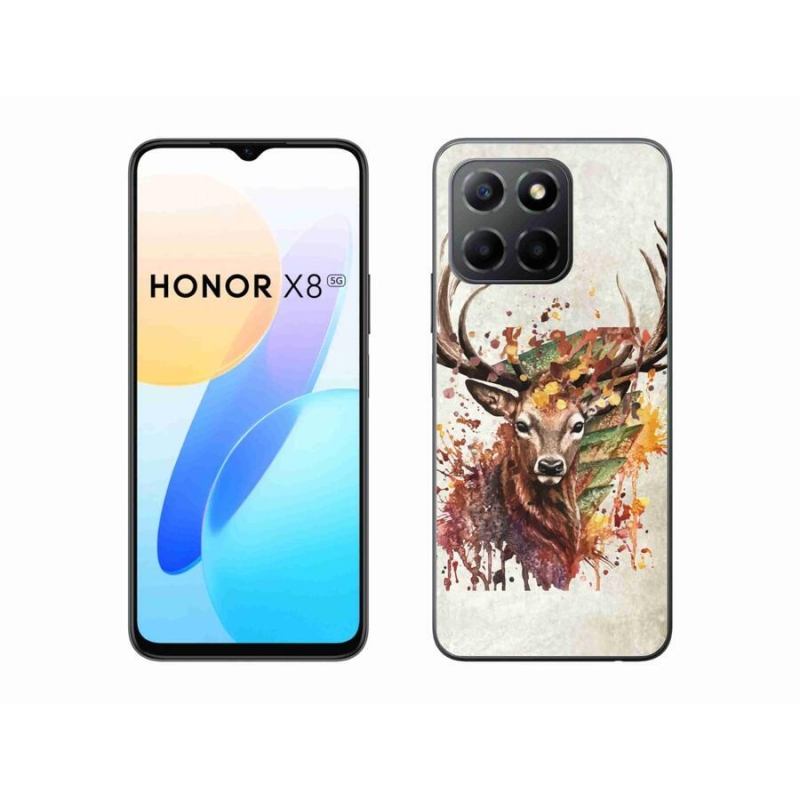 Gél tok mmCase a Honor X8 5G/Honor 70 Lite 5G számára - szarvas 1