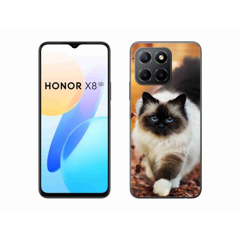 Gél tok mmCase a Honor X8 5G/Honor 70 Lite 5G készülékhez - macska