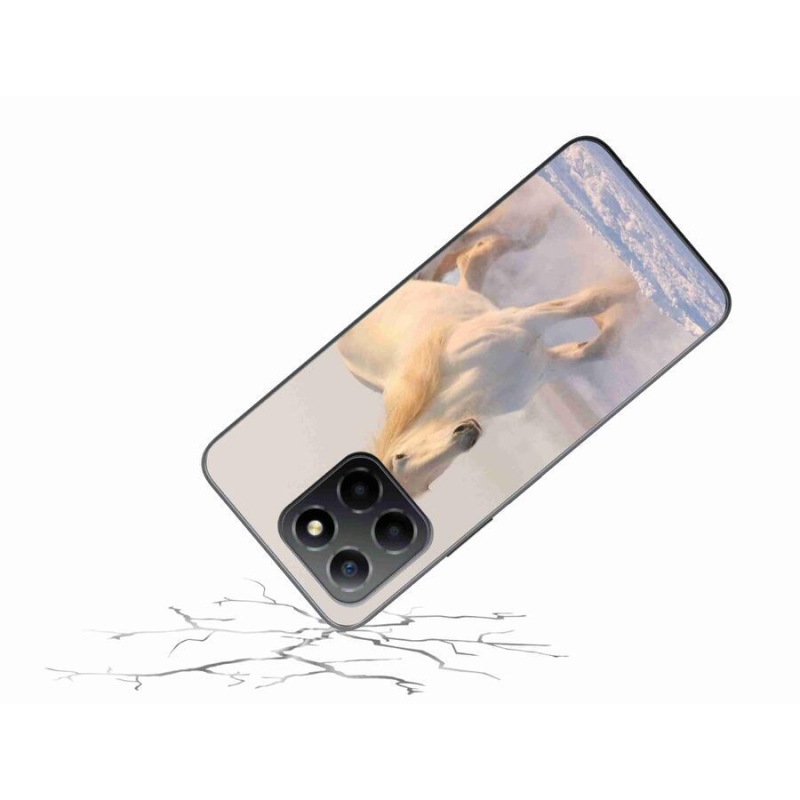Gél tok mmCase a Honor X8 5G/Honor 70 Lite 5G számára - ló a hóban