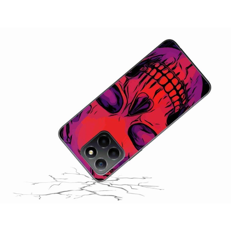 Gél tok mmCase a Honor X8 5G/Honor 70 Lite 5G számára - koponya