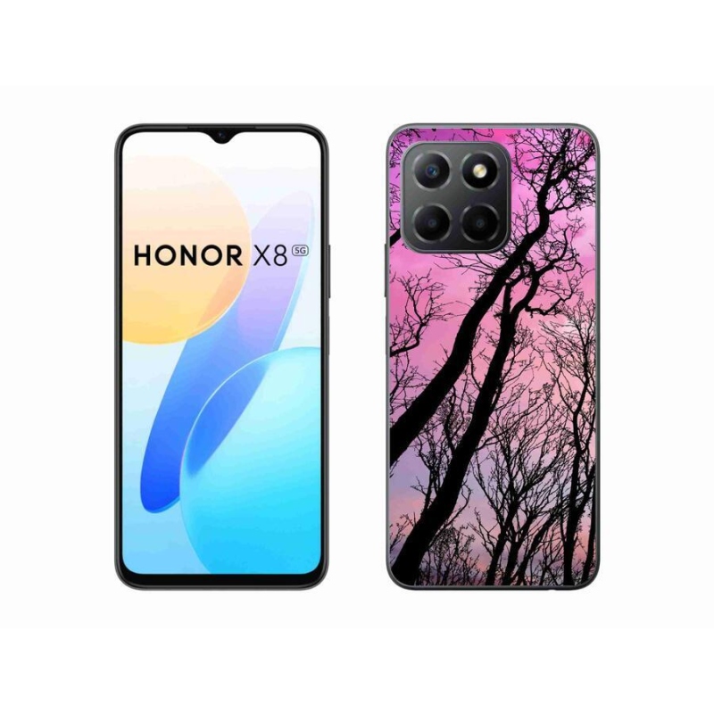 Gél tok mmCase a Honor X8 5G/Honor 70 Lite 5G számára - kidőlt fák