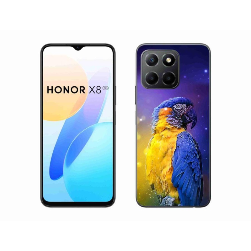 Gél tok mmCase a Honor X8 5G/Honor 70 Lite 5G készülékhez - papagáj ara 1