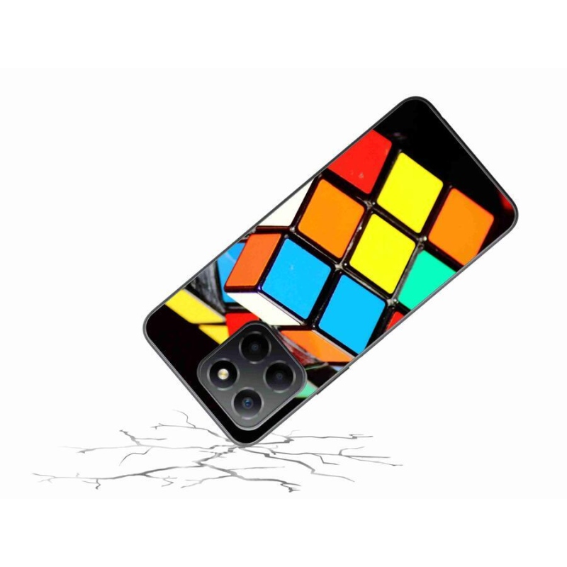 Gél tok mmCase a Honor X8 5G/Honor 70 Lite 5G számára - Rubik-kocka