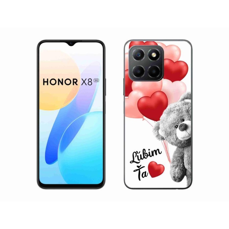 Gél tok mmCase a Honor X8 5G/Honor 70 Lite 5G számára - I love you en
