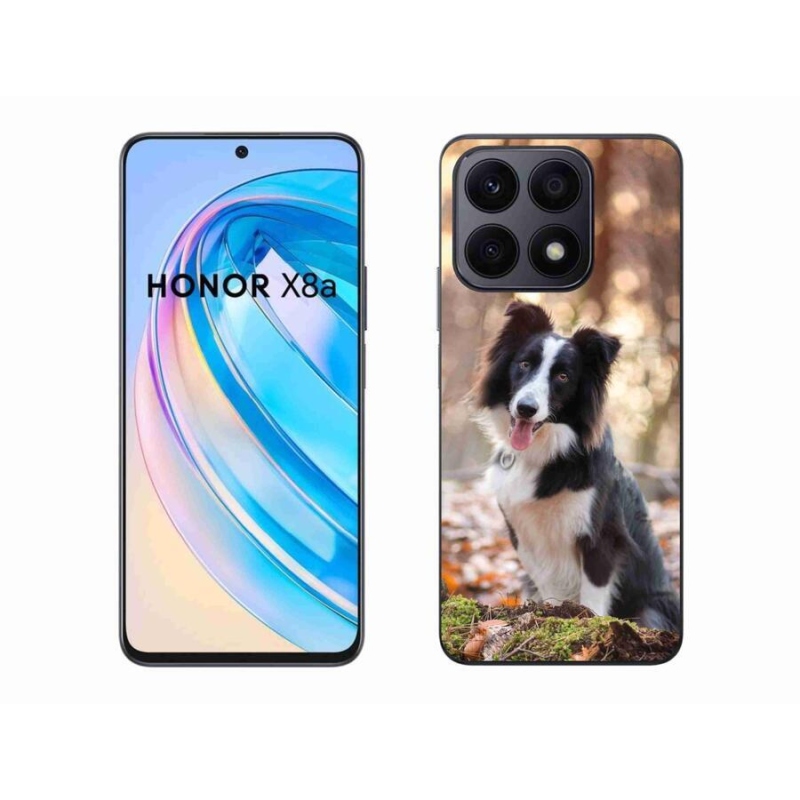 Gél tok mmCase a Honor X8a számára - border colie 1