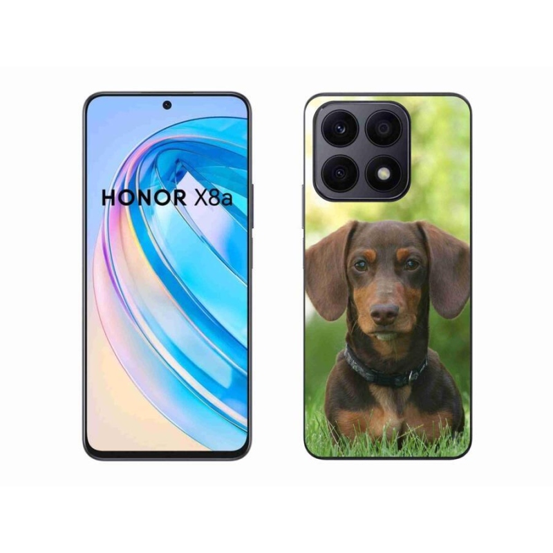 Gél tok mmCase a Honor X8a készülékhez - barna tacskó