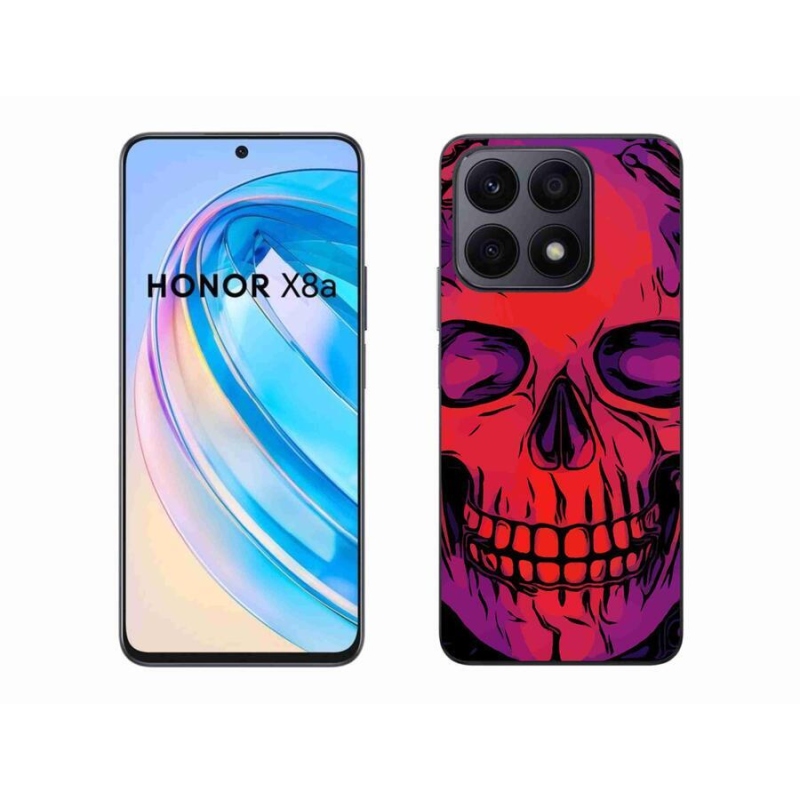 Gél tok mmCase a Honor X8a számára - koponya