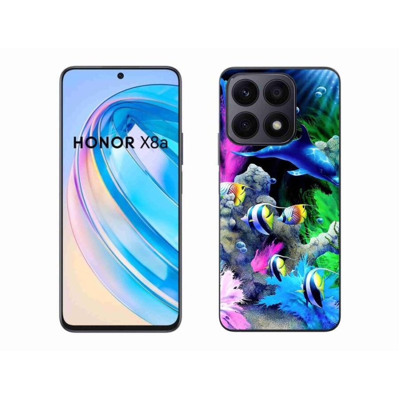 Gél tok mmCase a Honor X8a készülékhez - tengeri világ