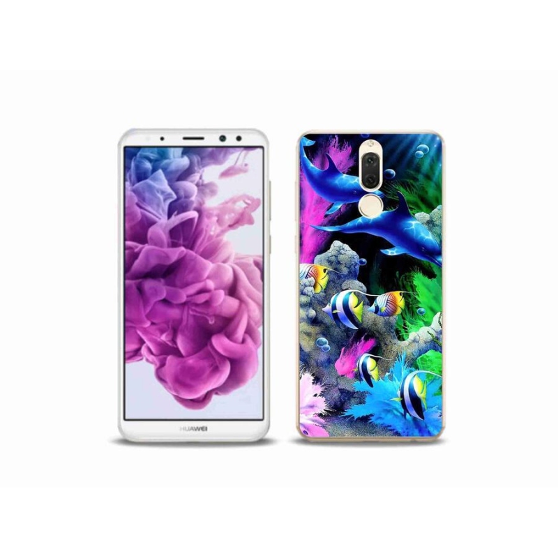 Gél tok mmCase a mobil Huawei Mate 10 Lite készülékhez - tengeri világ