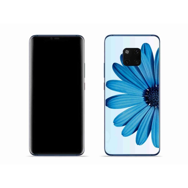 Gél tok mmCase mobilhoz Huawei Mate 20 Pro - kék százszorszép