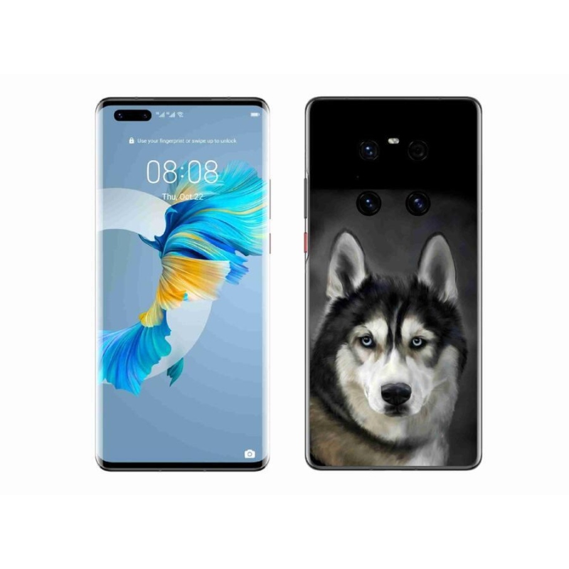 Gél tok mmCase mobil Huawei Mate 40 Pro - husky