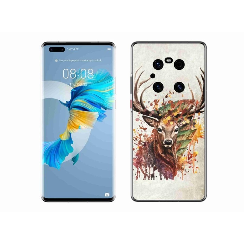 Gél tok mmCase mobil Huawei Mate 40 Pro - szarvas 1