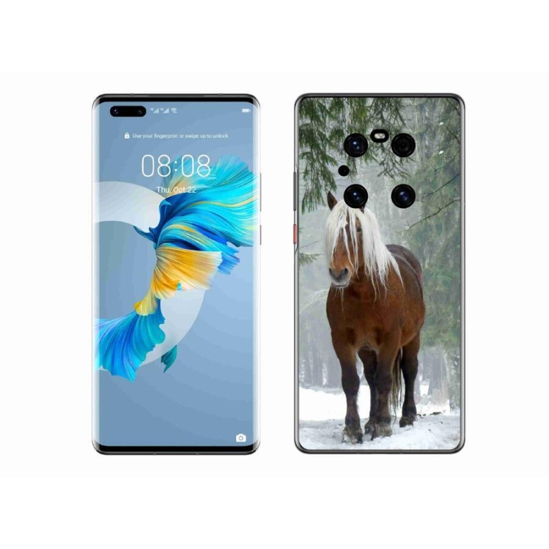 Gél tok mmCase mobil Huawei Mate 40 Pro - ló az erdőben