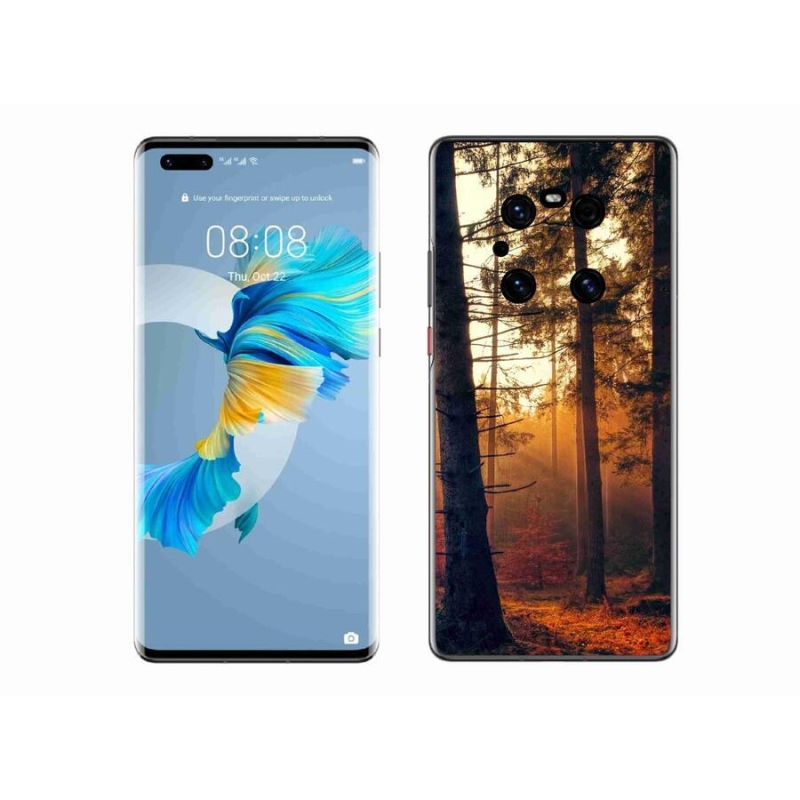 Gél tok mmCase a Huawei Mate 40 Pro készülékhez - erdő