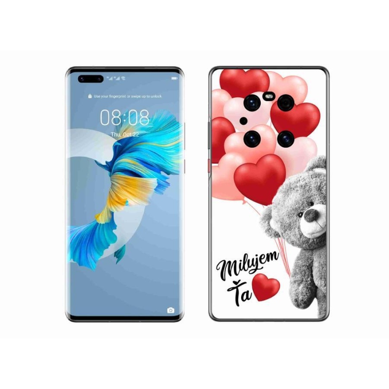 Gél tok mmCase a mobil Huawei Mate 40 Pro - I love you en