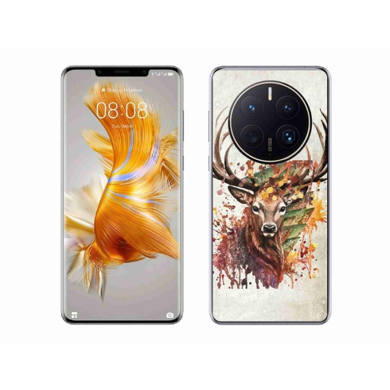 Gél tok mmCase mobil Huawei Mate 50 Pro - szarvas 1
