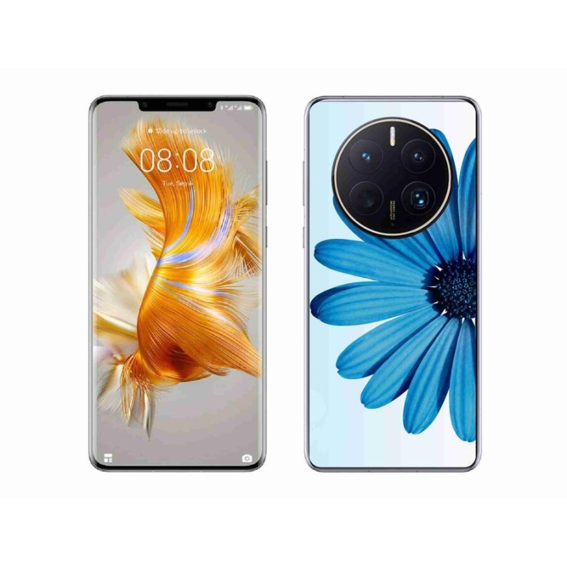 Gél tok mmCase mobiltelefonhoz Huawei Mate 50 Pro - kék százszorszép