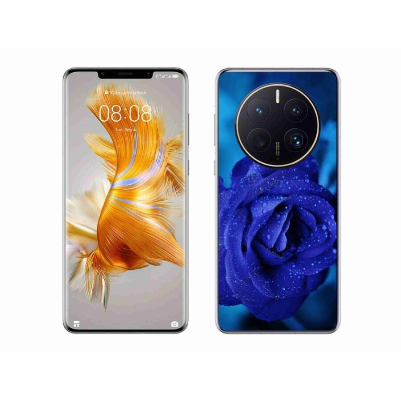 Gél tok mmCase a Huawei Mate 50 Pro mobilhoz - kék rózsa